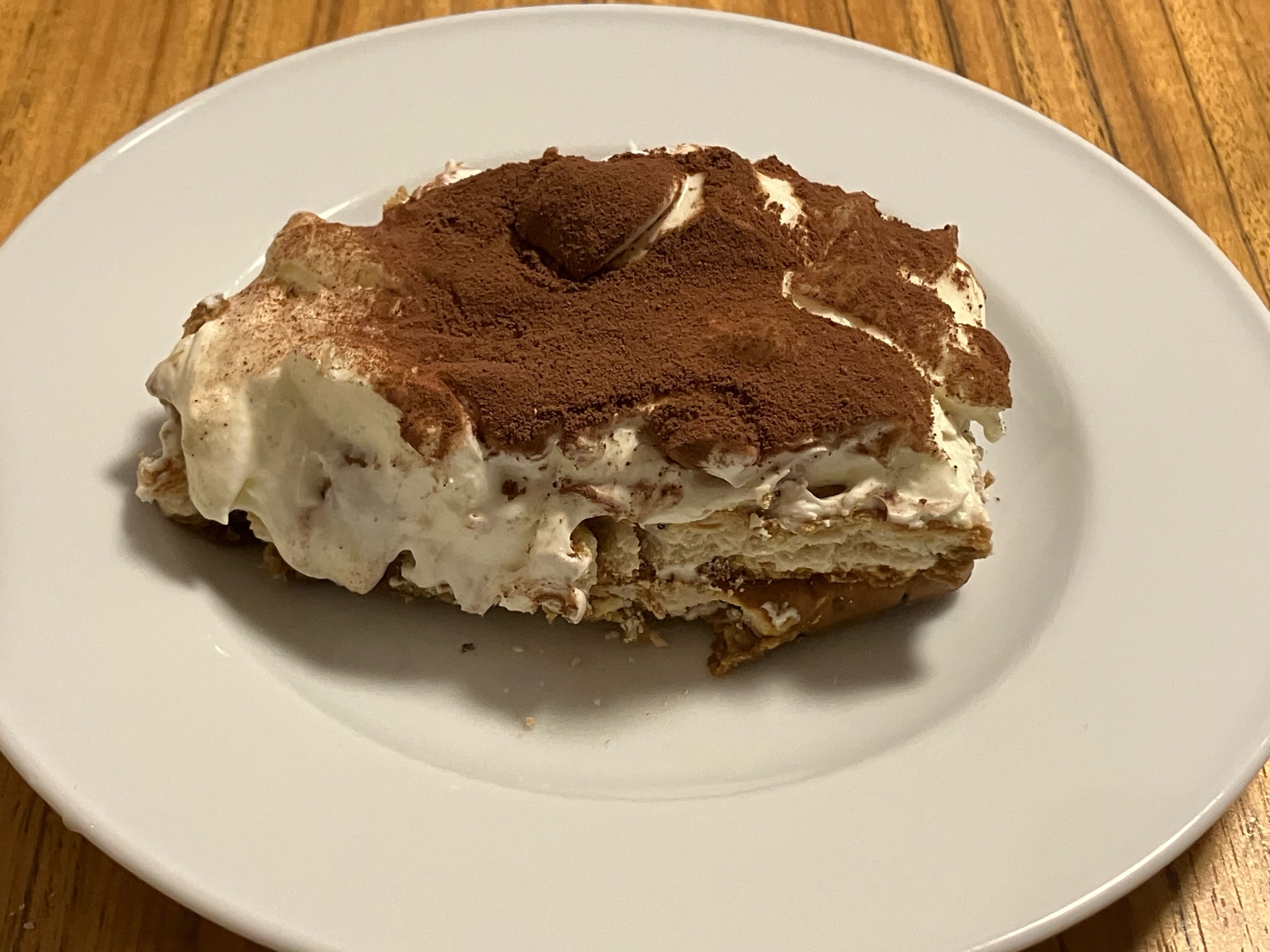 うちのおやつ　かんぱんでティラミス風