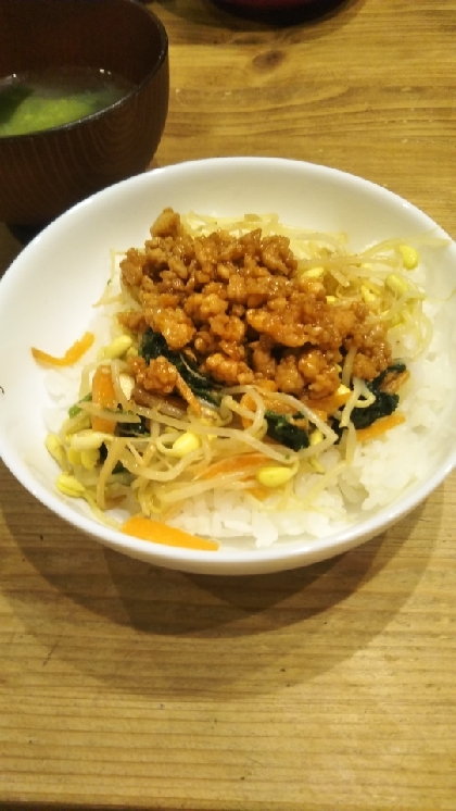 ＜定番シリーズ・土鍋可＞簡単ナムルで石焼きビビンバ