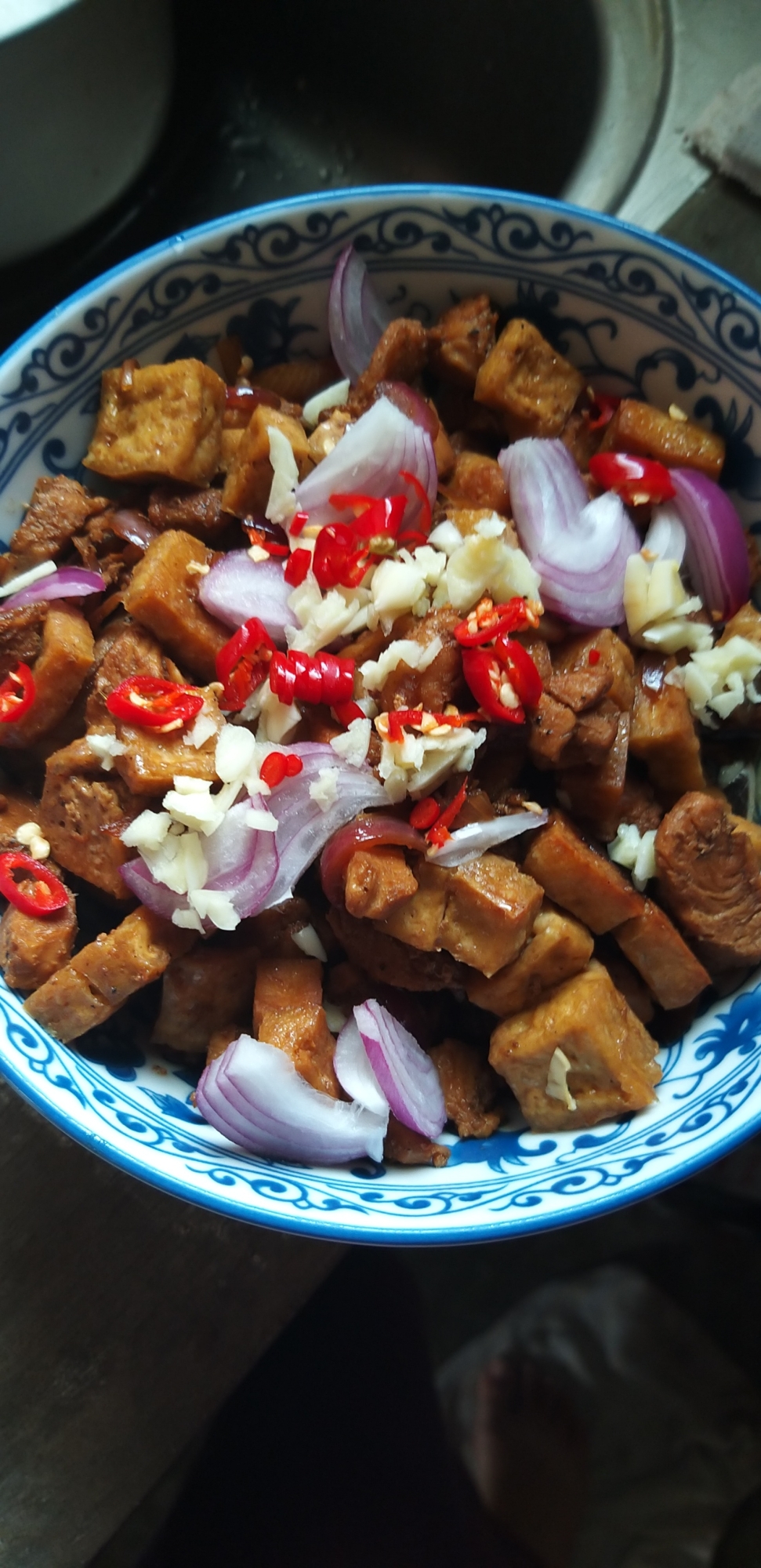 フィリピン料理:トクワットバボイ(豆腐と豚肉)