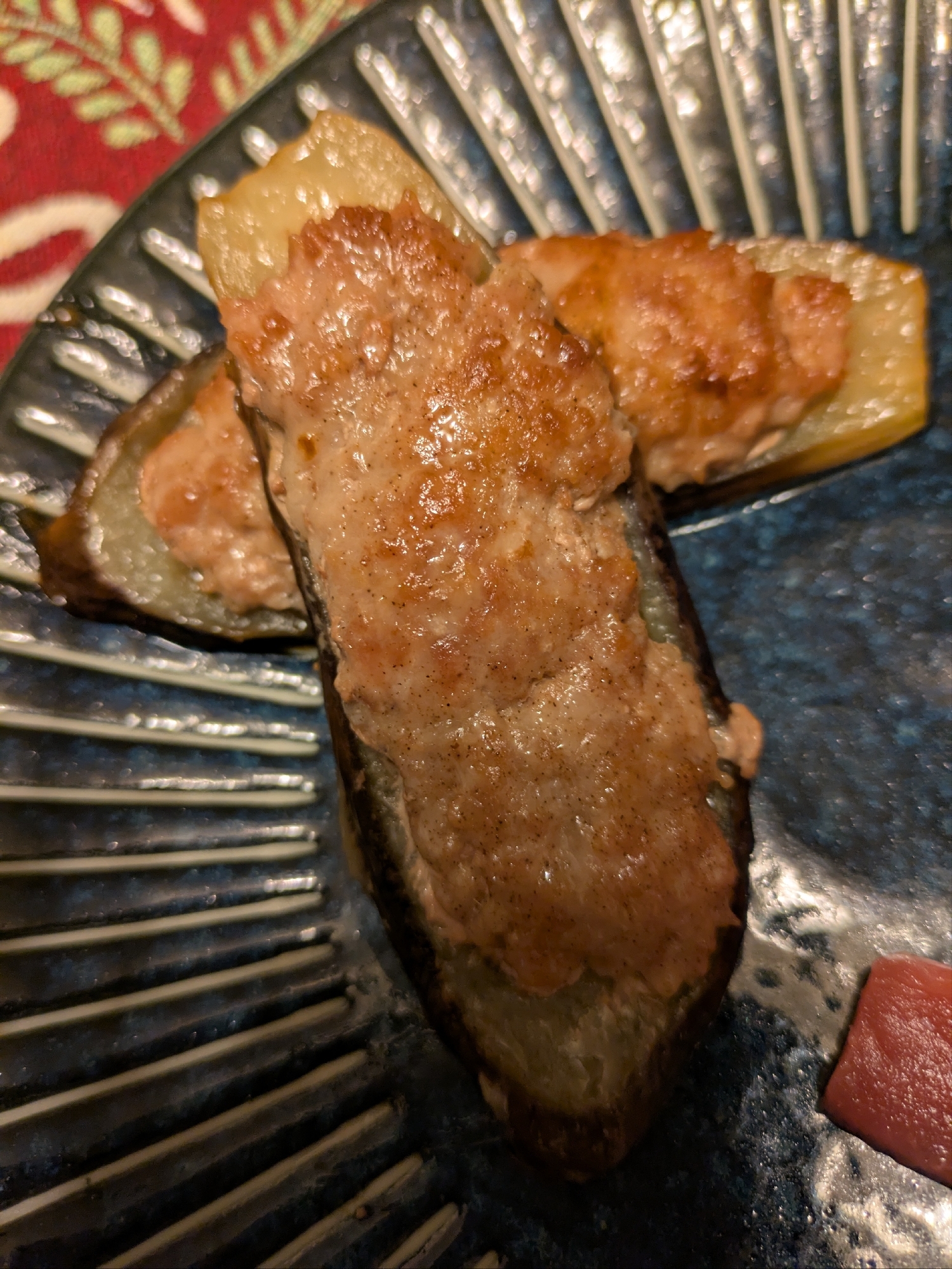 ナス肉　手抜きバージョン