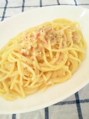子供が喜ぶ カルボナーラ風コーンパスタ レシピ 作り方 By ハルくんmama 楽天レシピ