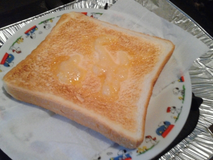 ハチミツ練乳トースト