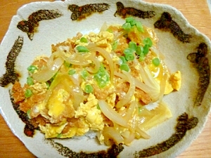 お総菜を使って、ササミカツ丼