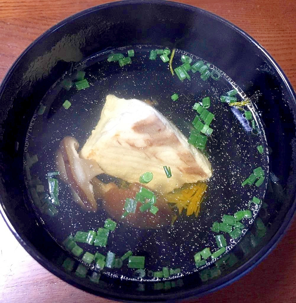 鯛のお吸い物 〜ゆず風味〜