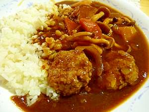 大人気！煮込みハンバーグ風ビーフシチュー