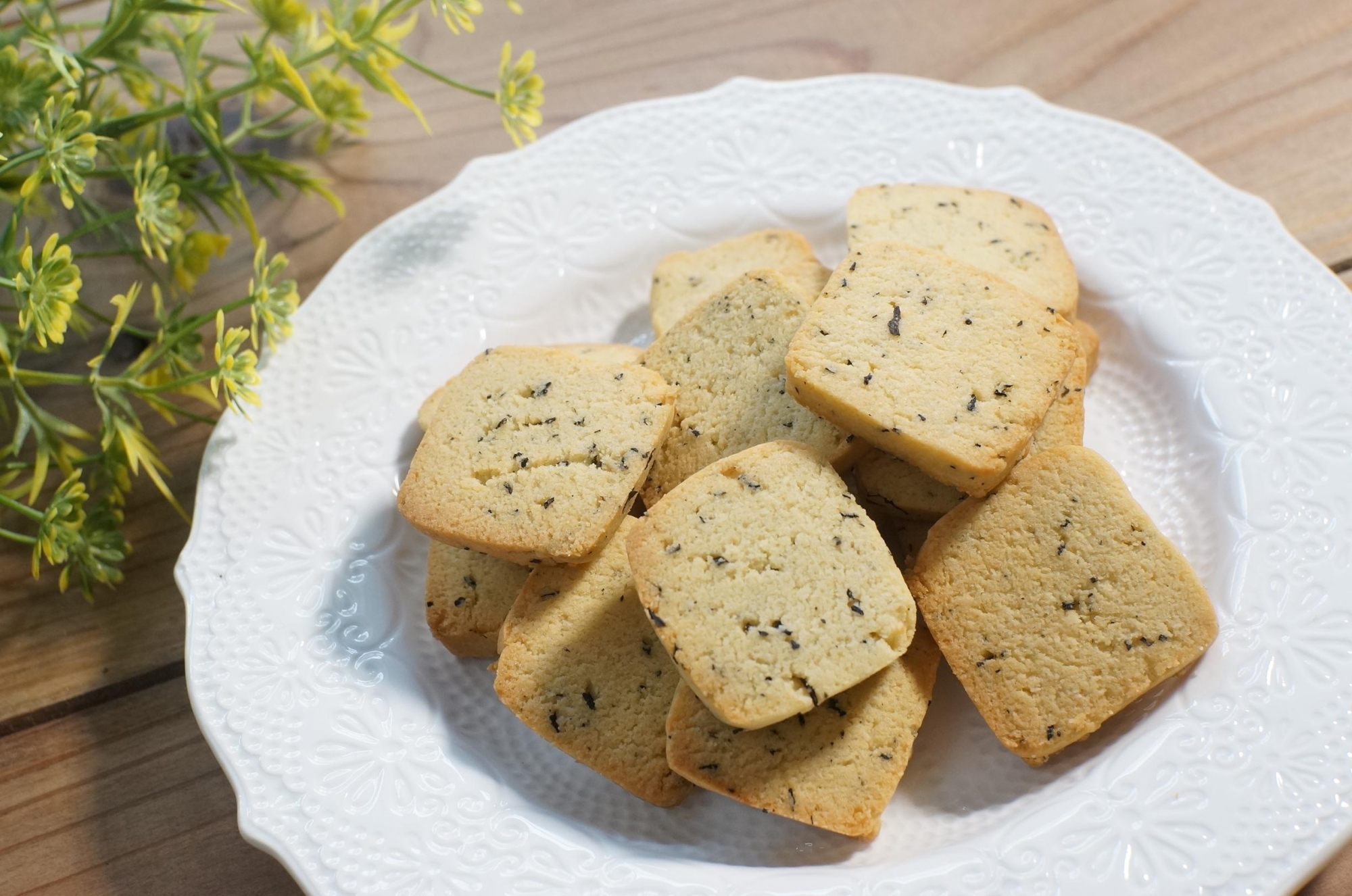 おからパウダーで低糖質紅茶クッキー