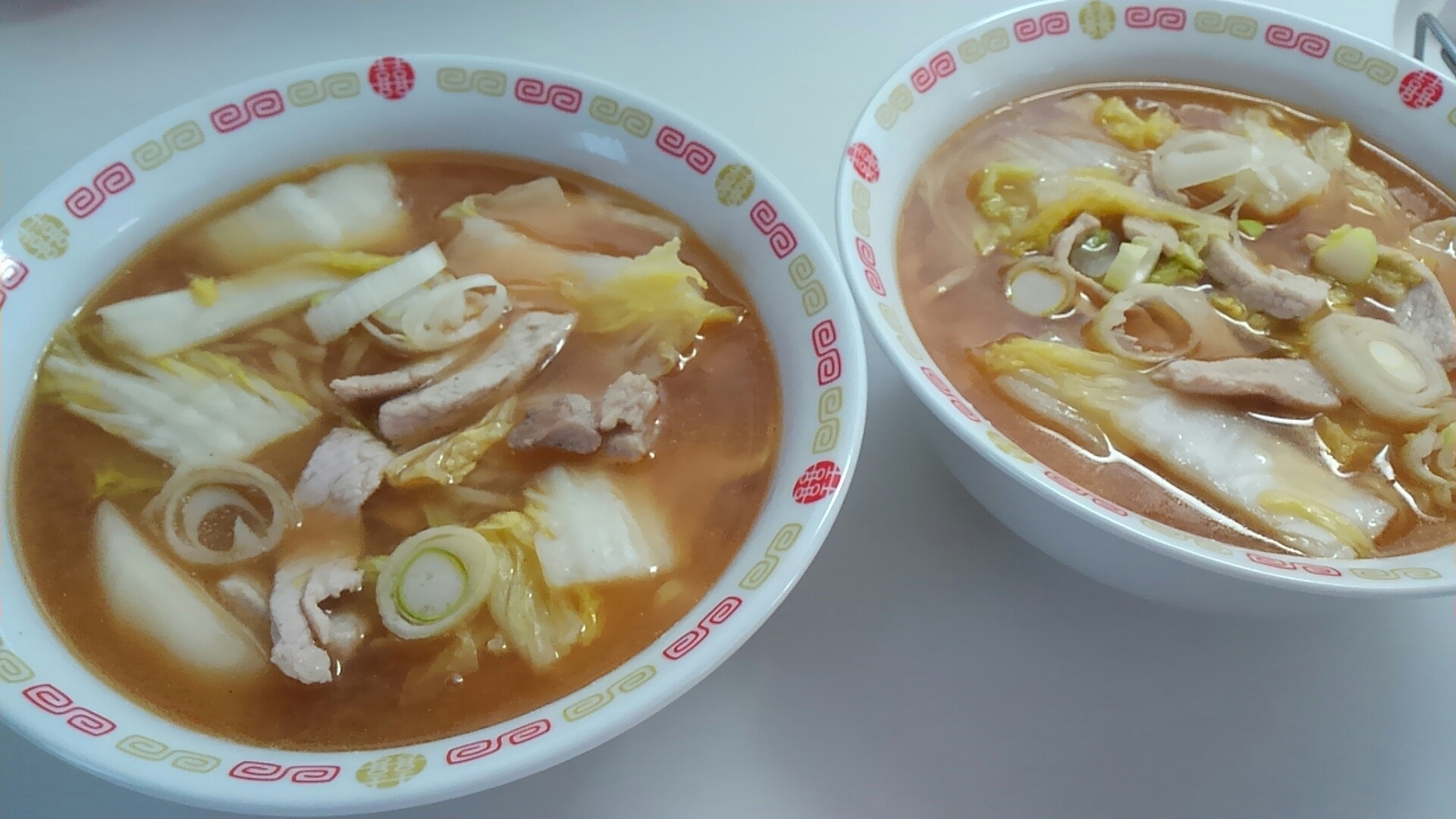 豚肉と白菜炒めの味噌ラーメン☆