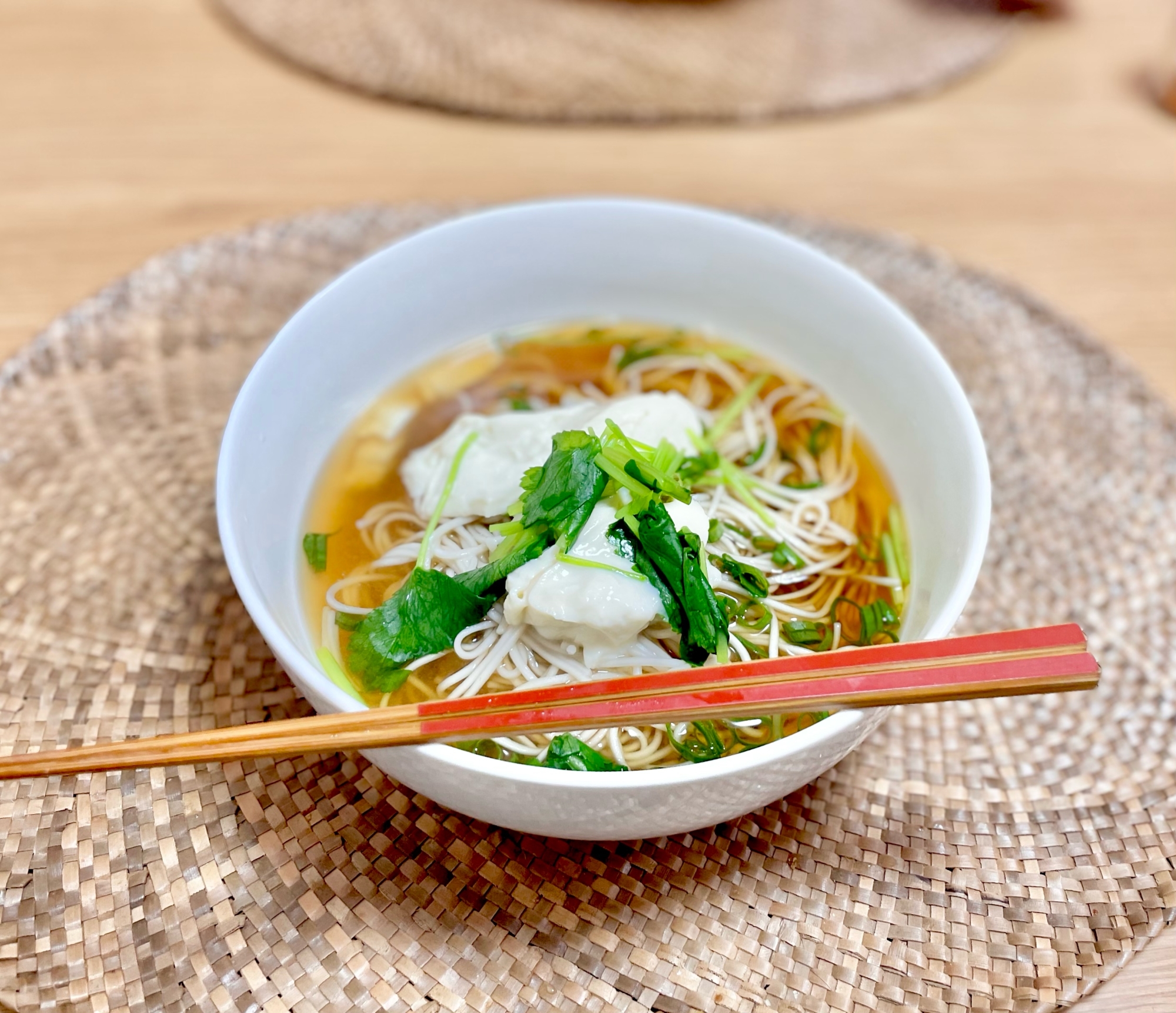 ゆる四毒抜き◆湯葉と三つ葉のお蕎麦