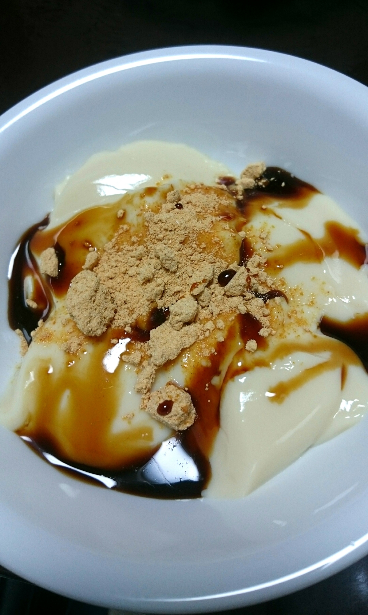 とろふわっ 黒蜜きな粉の豆乳花 豆乳ぷりん レシピ 作り方 By アコ Since16 楽天レシピ とろふわっ 黒蜜きな粉の豆乳花 豆乳ぷりん レシピ 作り方 By アコ Since16 楽天レシピ