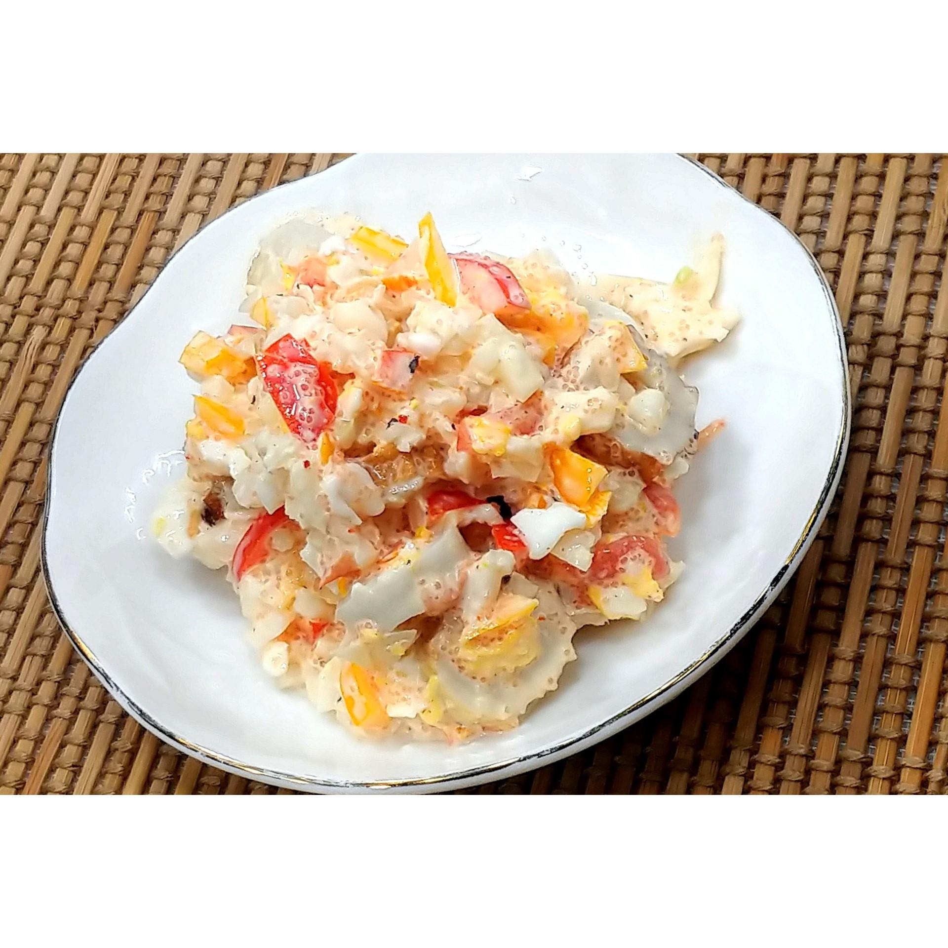 パプリカとセロリの明太サラダ★動画あり★