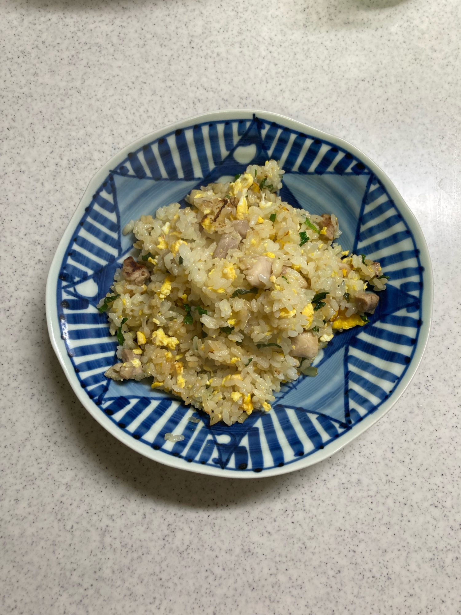 鶏肉と大葉のチャーハン　焼き飯