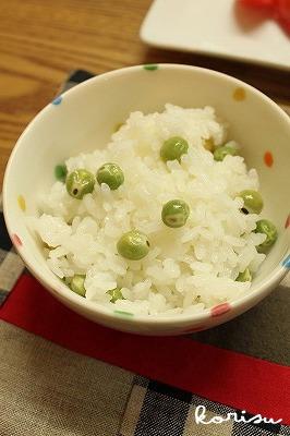 混ぜて炊くだけかんたん・豆ご飯♪