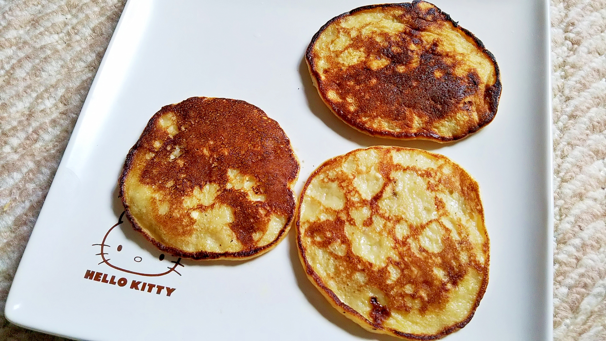 砂糖不使用 自然な甘さのバナナパンケーキ レシピ 作り方 By かっぺ4217 楽天レシピ