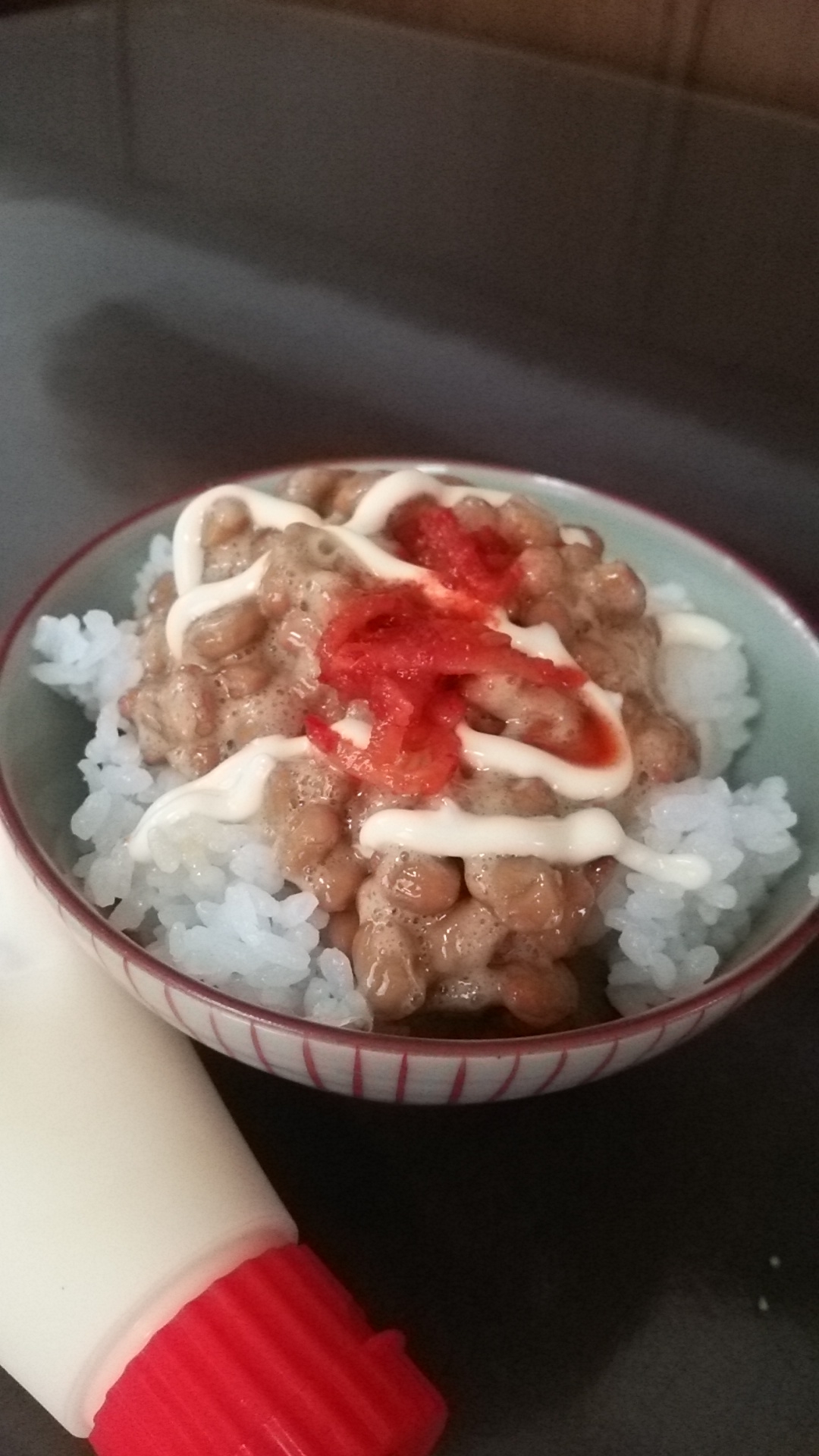 マヨネーズでまろやか納豆キムチごはん