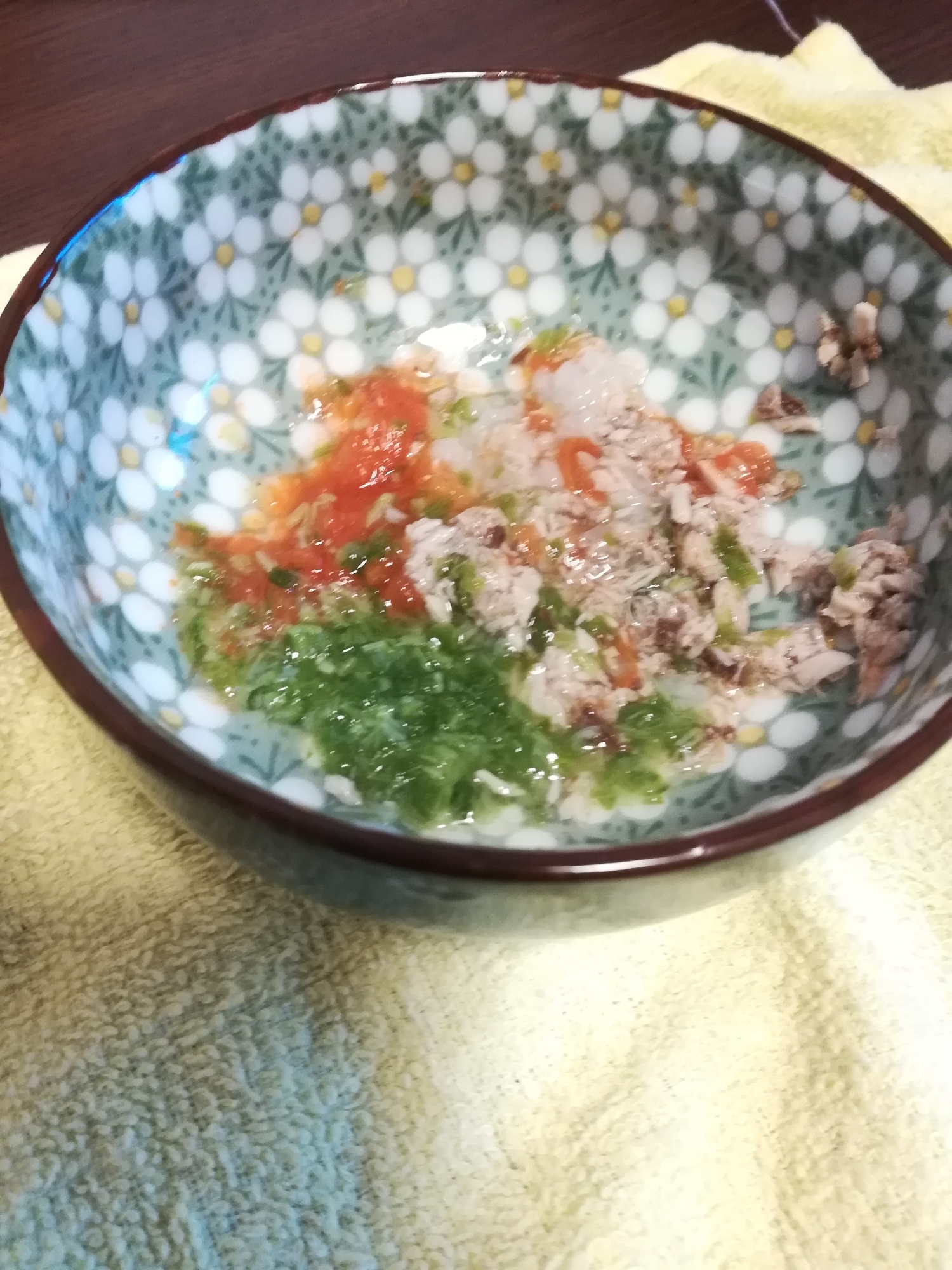 離乳食中期★カツオの夏野菜和え