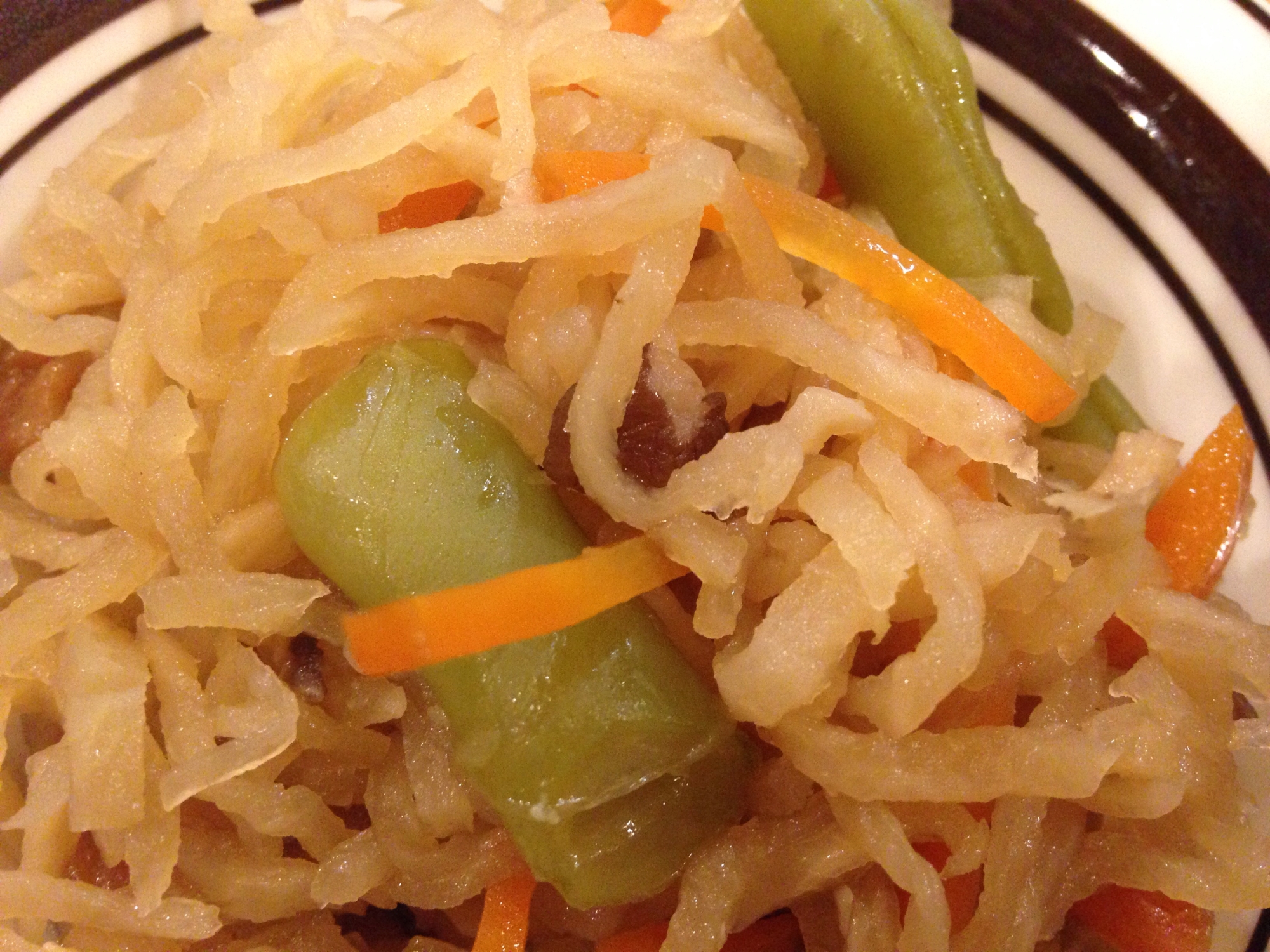 切り干し大根とインゲンと干ししいたけと人参の煮物 レシピ・作り方 by tommeg1202｜楽天レシピ