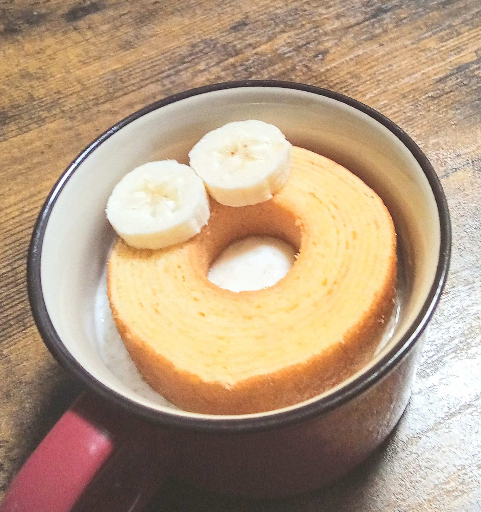 バームクーヘン・バナナでヨーグル!〜毎日ヨーグルト