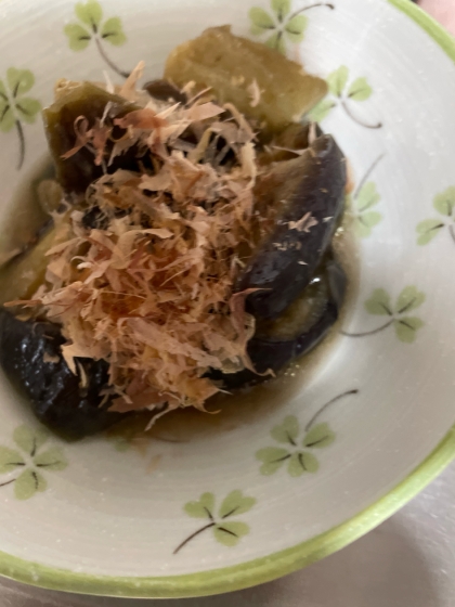 レンジで簡単♡なす1本♡なすのピリ辛味噌和え