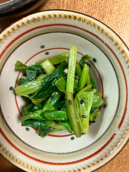 舞茸と小松菜の炒め煮