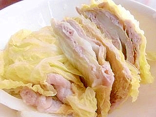豚バラ肉と白菜の中華煮