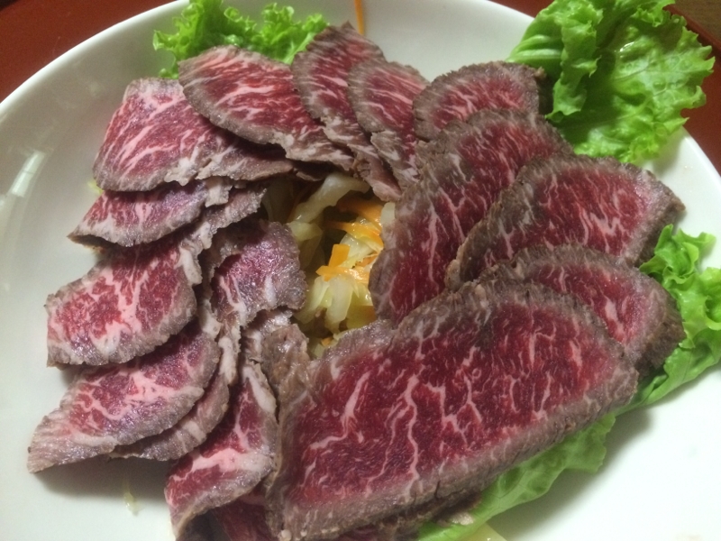 家で簡単！牛肉のタタキ