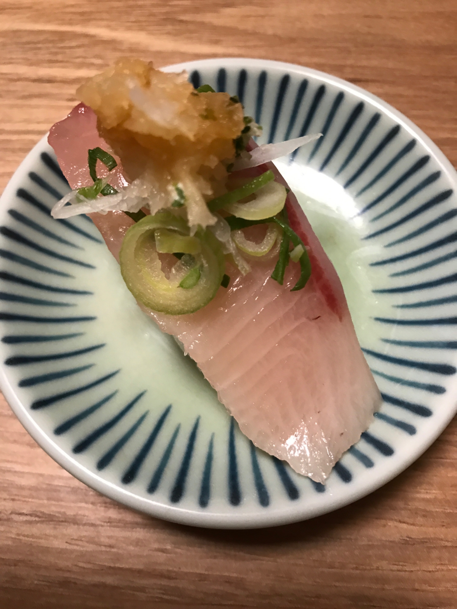 おろしポン酢とネギのハマチ握り寿司 レシピ 作り方 By ボンド子 楽天レシピ