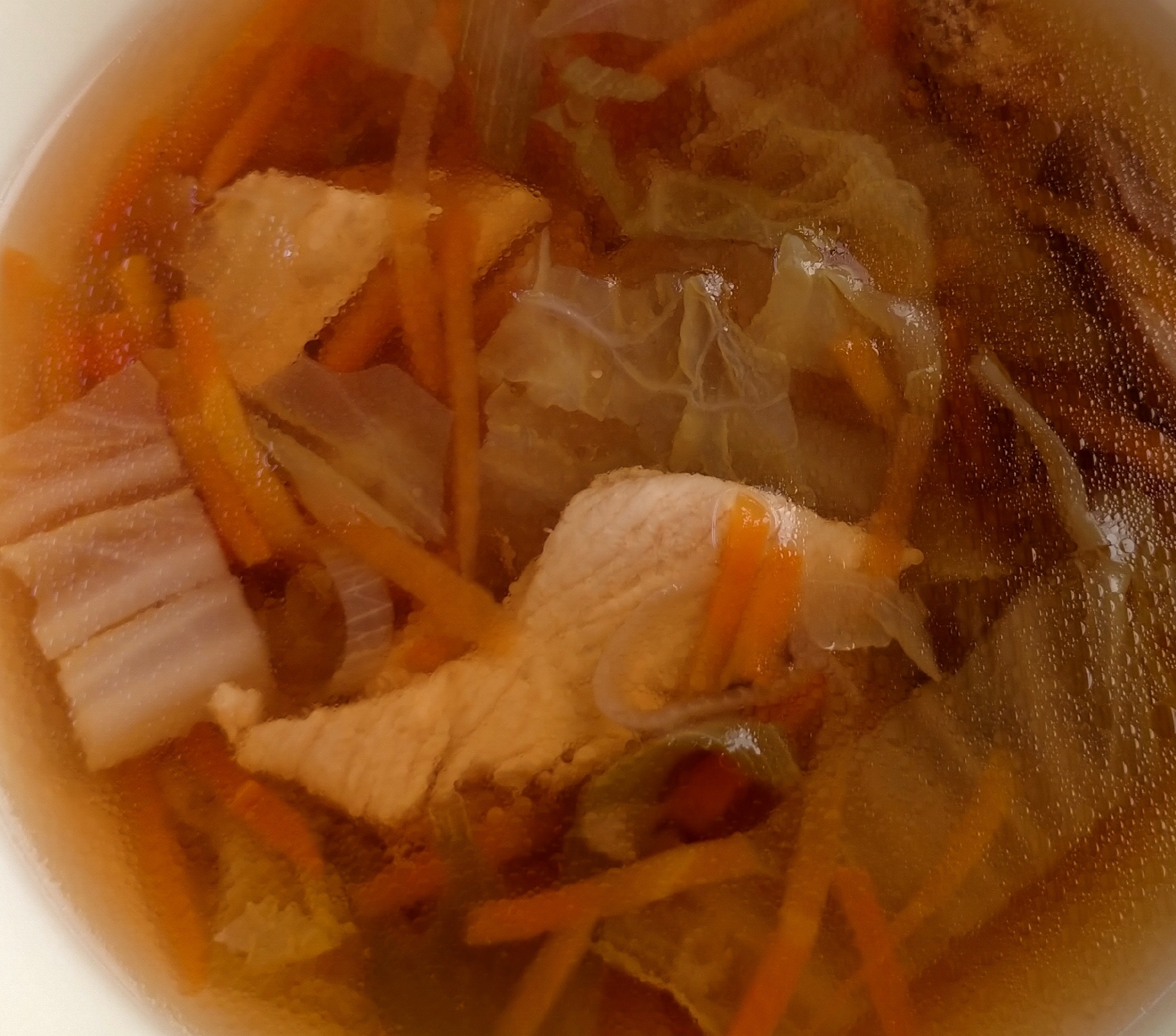 鶏の中華スープ