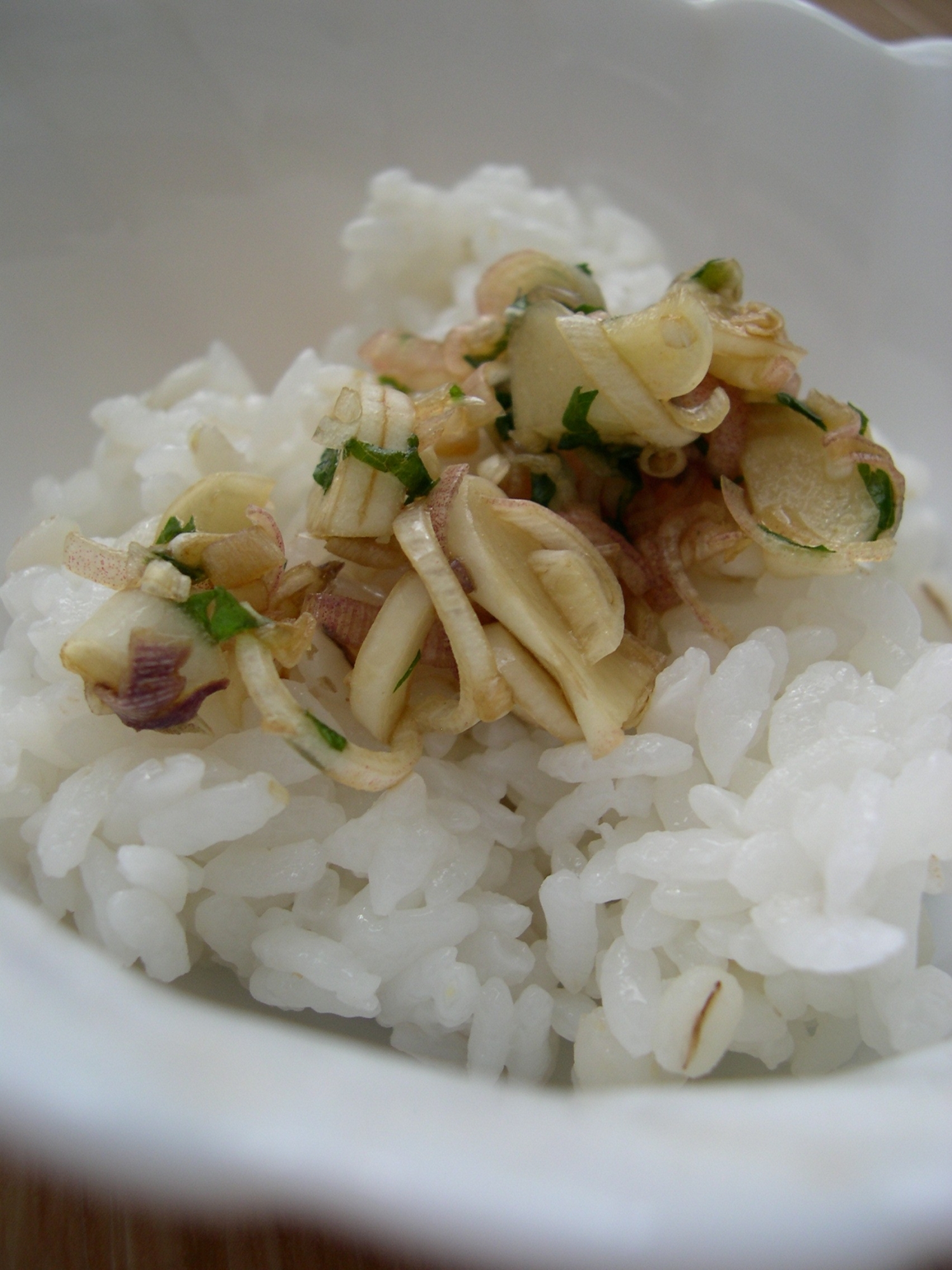 ごはんや納豆のお供に・茗荷と紫蘇の薬味