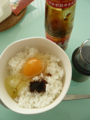 たまごかけご飯(TKG)にオイスターソース