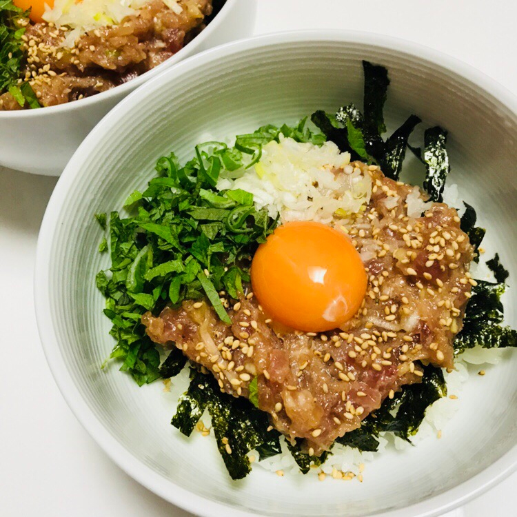 ごま香るネギトロ丼 ！！