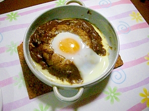 リメイク　＊焼きカレーハンバーグ＊