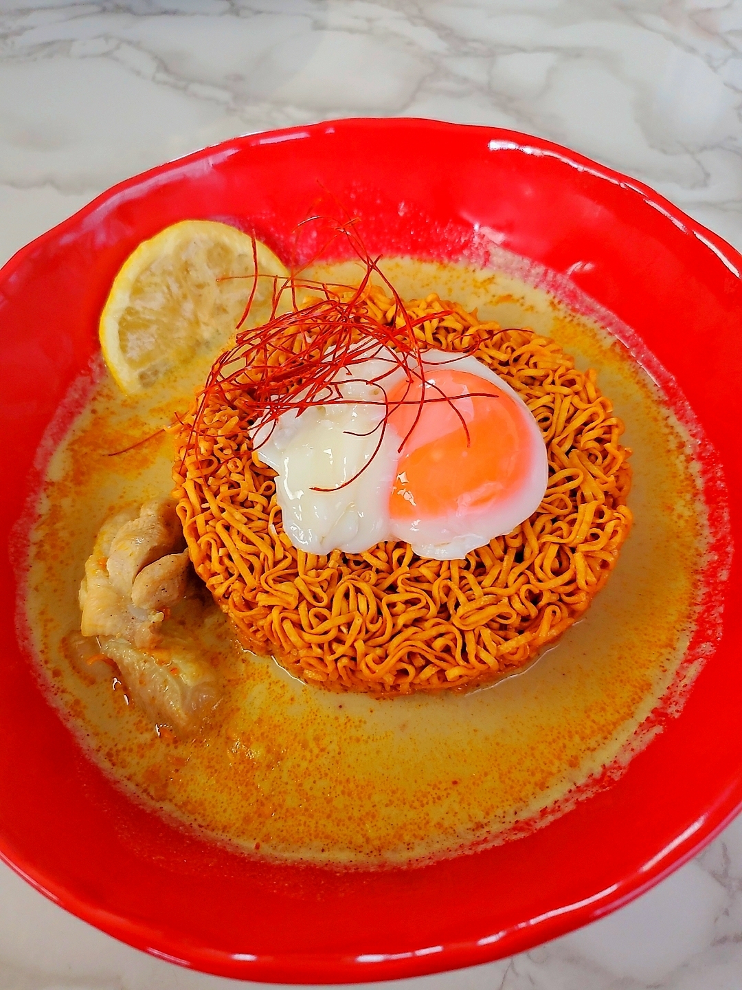 チキンラーメンで簡単カオソーイ