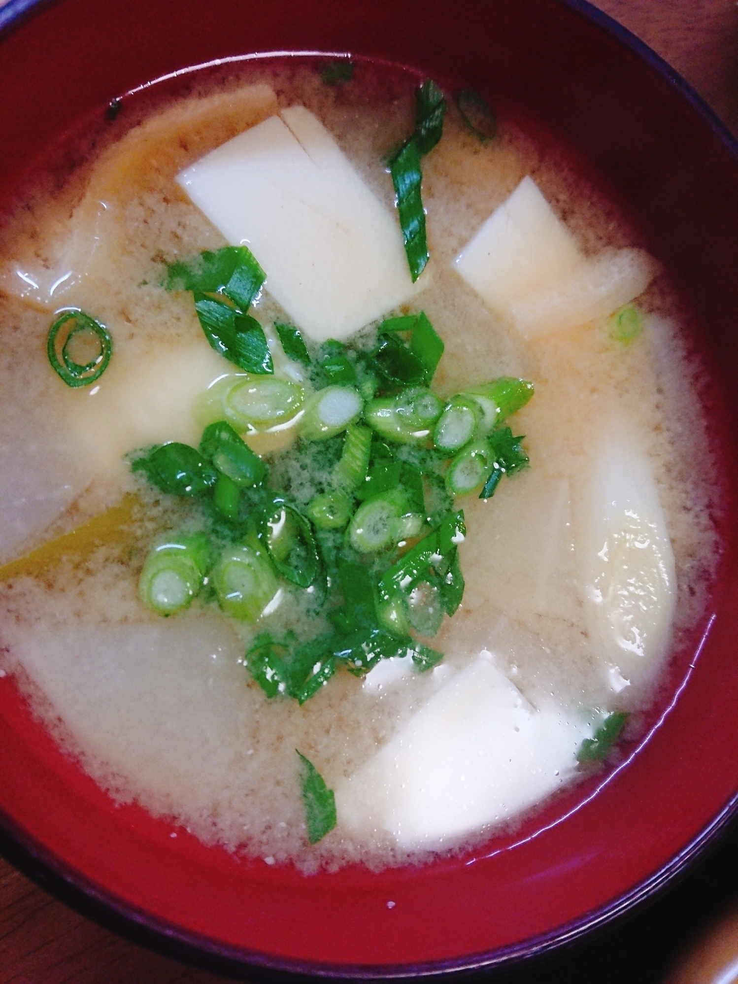 大根と豆腐と白ネギの味噌汁 レシピ 作り方 By じゃが塩 楽天レシピ