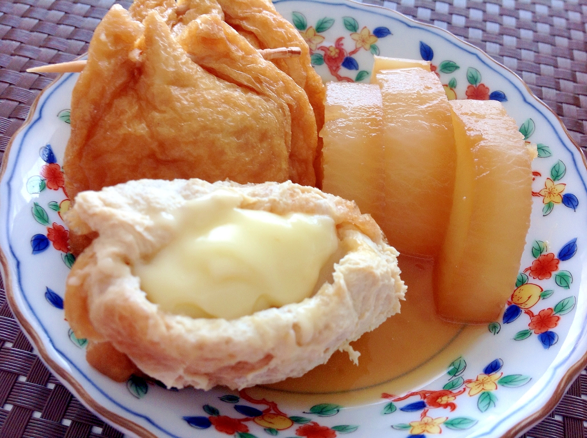チーズ入りとろ りもち巾着と大根の煮物 レシピ 作り方 By Mywayu 楽天レシピ