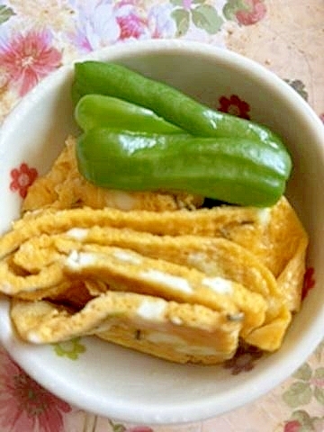 ローズマリーの香りの玉子焼き