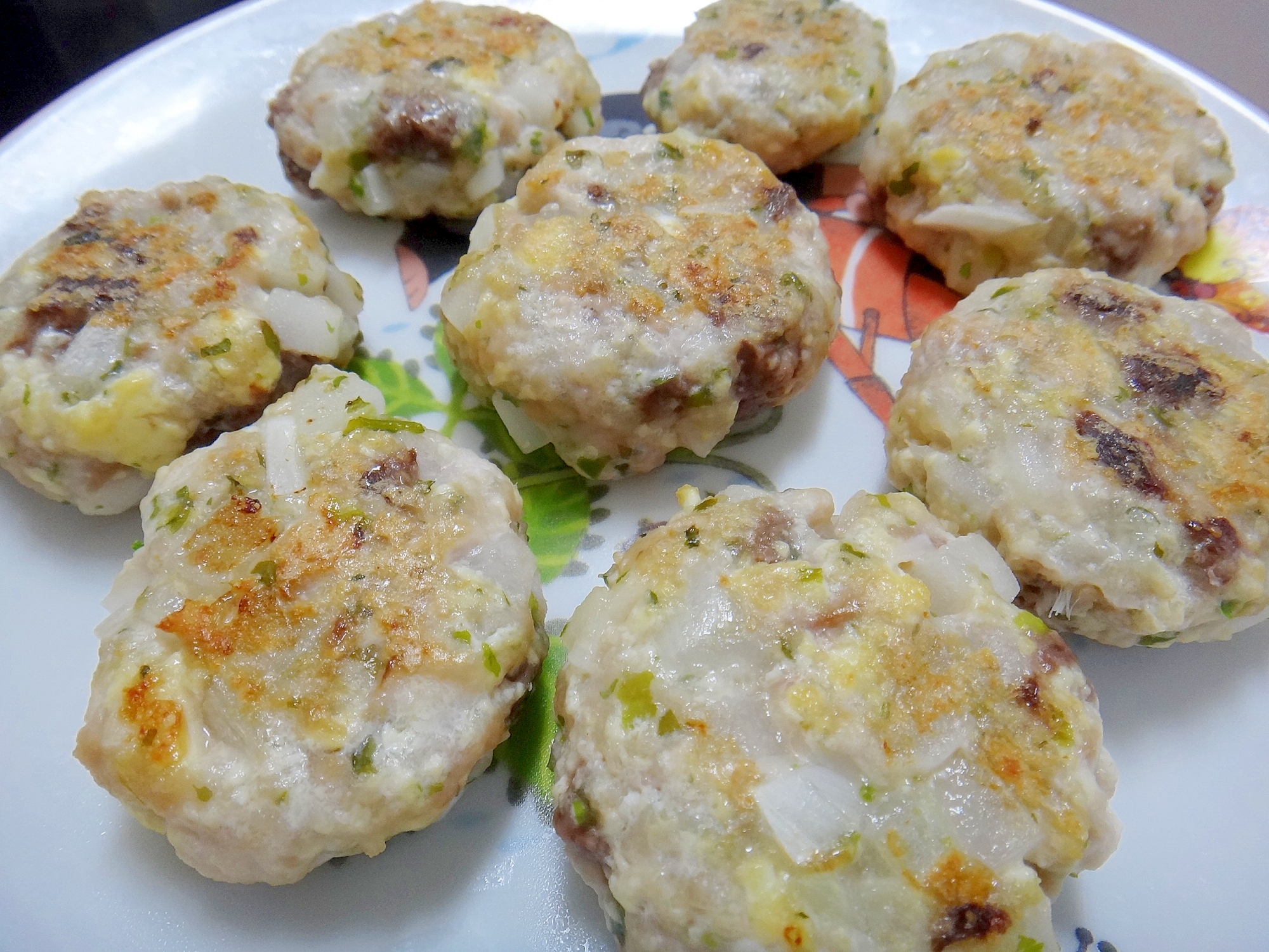 離乳食後期~*手づかみできる*豆腐入りブリバーグ♪