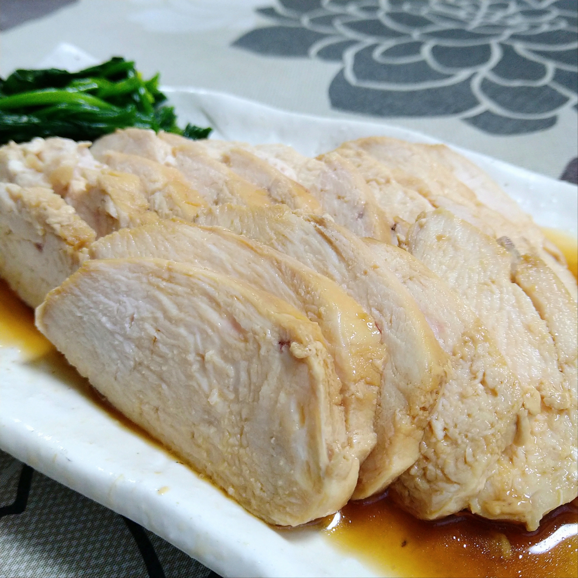 電子レンジだけで作る☆【鶏むねチャーシュー】