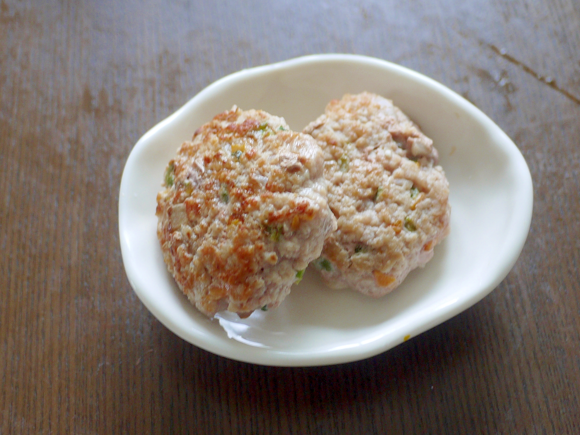 幼児食☆卵なし、小麦粉なし、野菜ハンバーグ