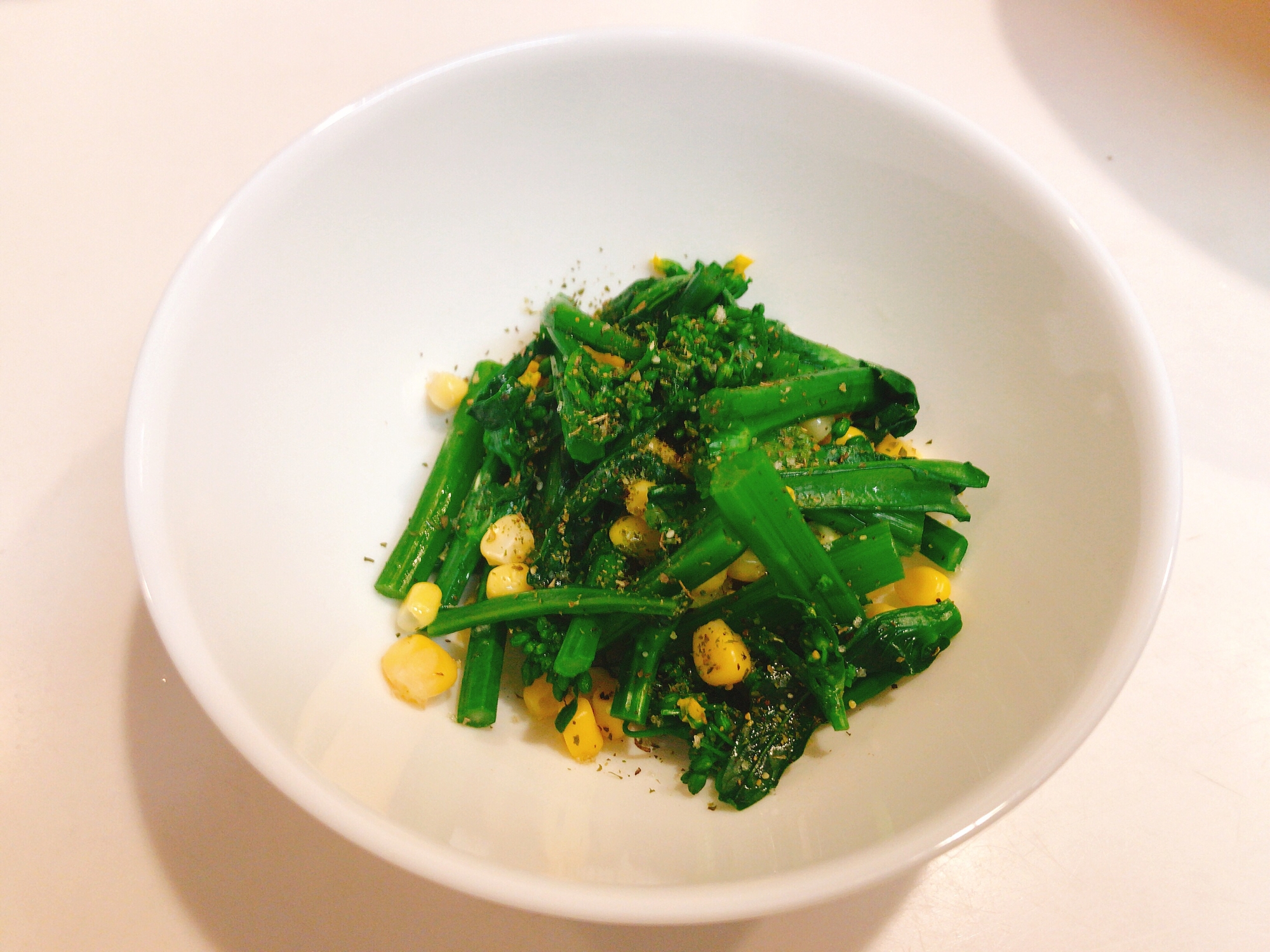 簡単レンチンだけ アスパラ菜とコーンのサラダ レシピ 作り方 By えだ豆カシューナッツ 楽天レシピ 簡単レンチンだけ アスパラ菜とコーンのサラダ レシピ 作り方 By えだ豆カシューナッツ 楽天レシピ