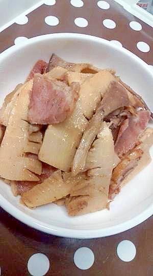 超簡単♪タケノコとキノコの洋風炒め