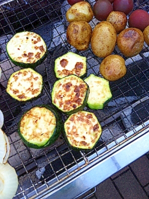 BBQで☆ズッキーニのグリル