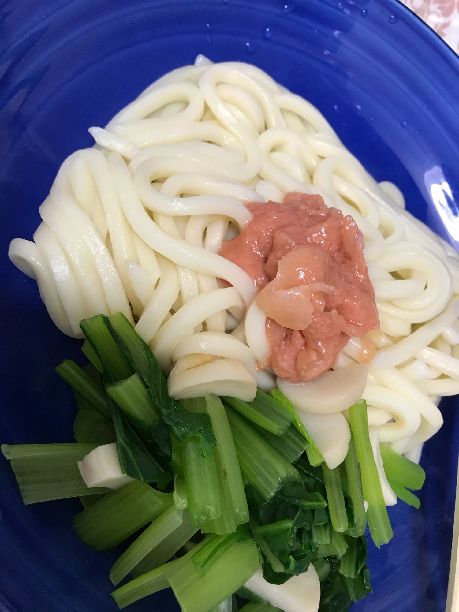異世界風たらこ小松菜うどん