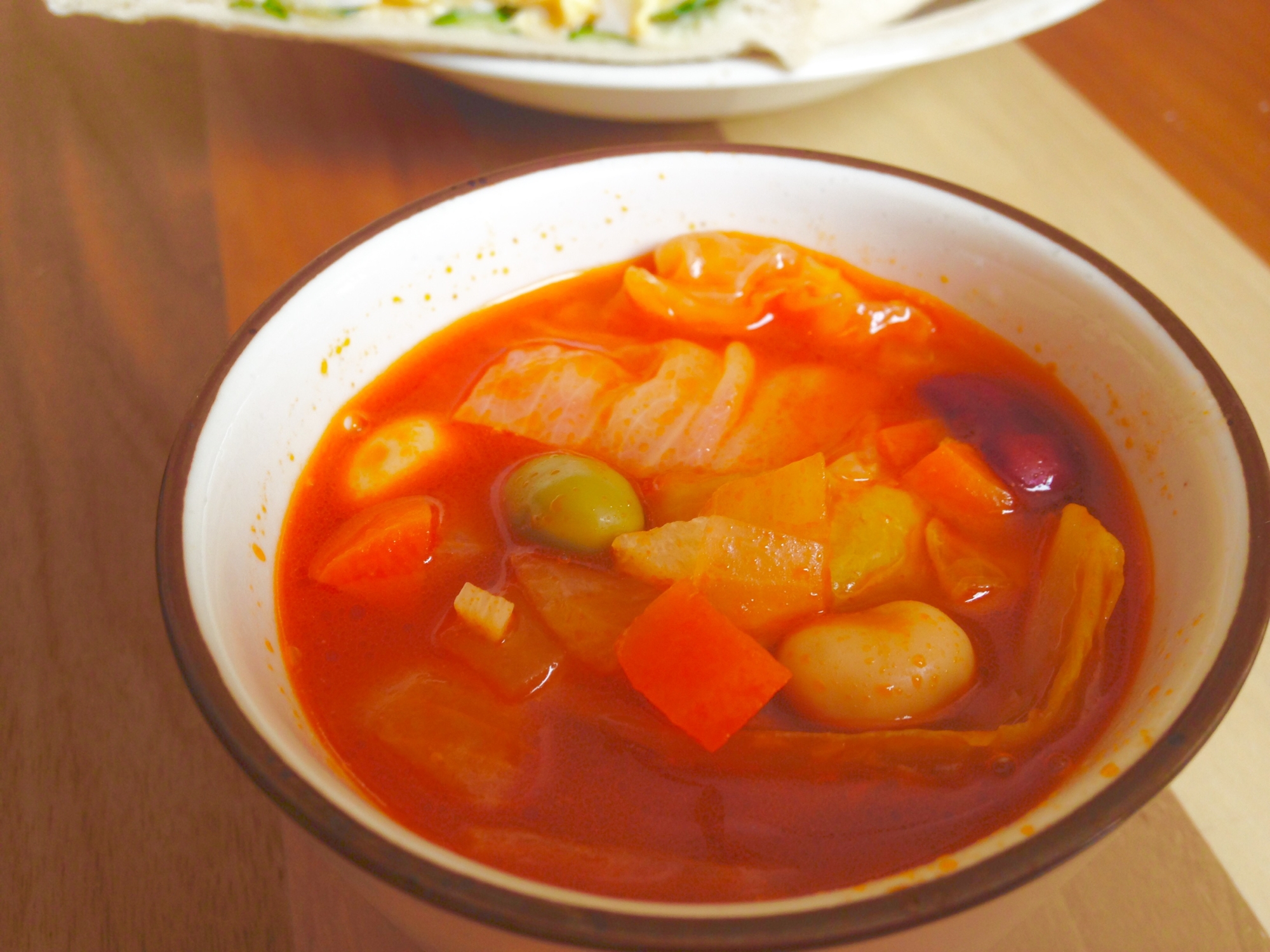 豆と野菜のミネストローネ★