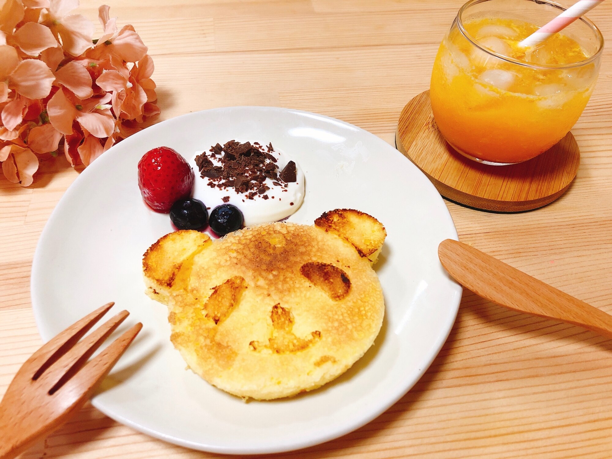 ふわふわꕤホットケーキ ஐ レシピ 作り方 By Sweet Sweet 楽天レシピ