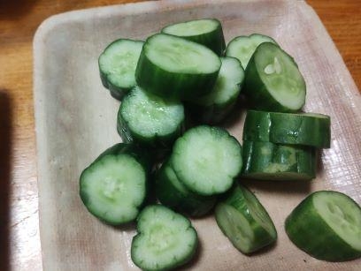 夏はやっぱり　きゅうりの糠漬け