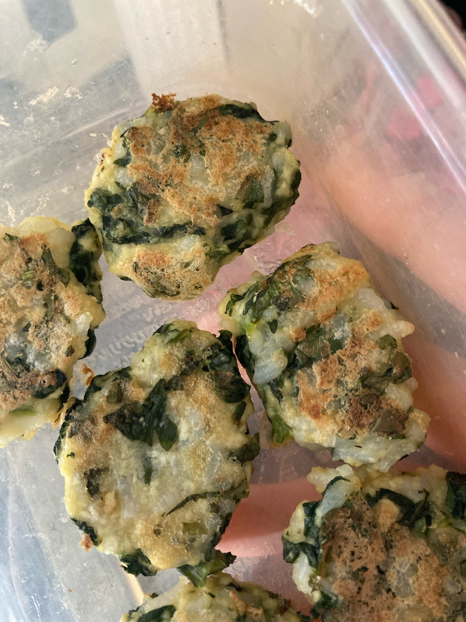 小松菜と豆腐とご飯のおやき レシピ 作り方 By べーな 楽天レシピ