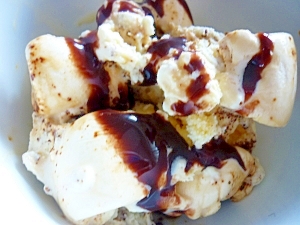 珈琲が香ばしい~チョコマシュマロアイス♪