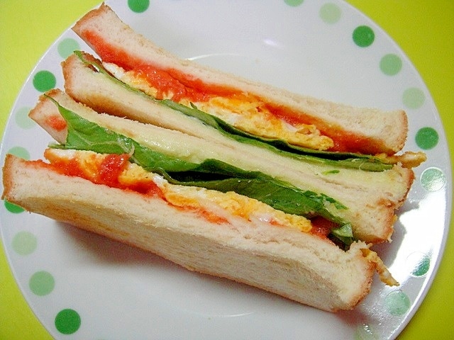 卵と明太子のトーストサンドイッチ レシピ・作り方 by mint