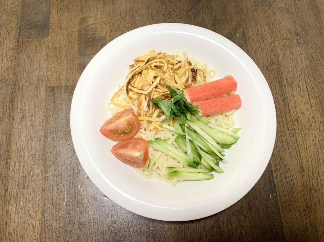 暑い日　冷やしラーメン