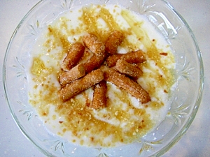 はちみつ かりんとう入りカスピ海ヨーグルト レシピ 作り方 By ぷ みぃまま 楽天レシピ はちみつ かりんとう入りカスピ海ヨーグルト レシピ 作り方 By ぷ みぃまま 楽天レシピ